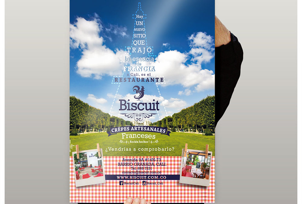 Ad design French Restaurant