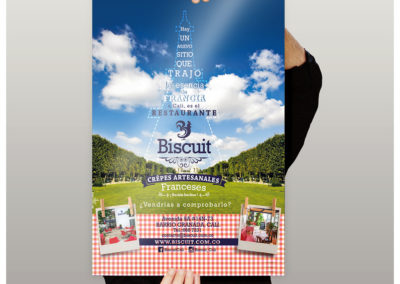 Ad design French Restaurant