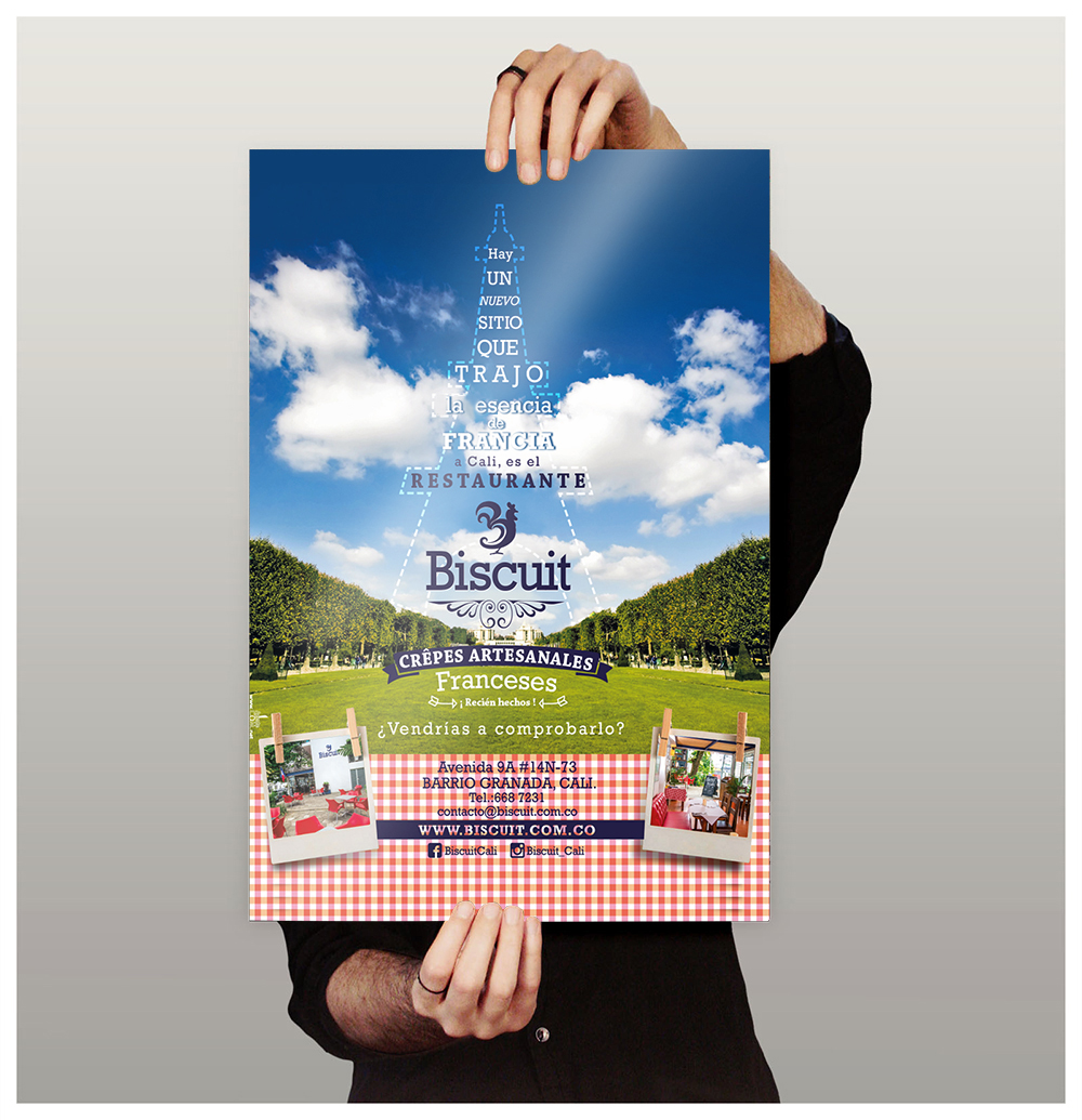 Ad design French Restaurant