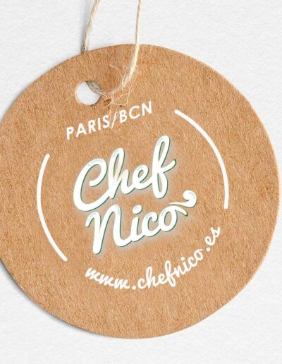 Diseñador logos chef -branding culinaria cocineros