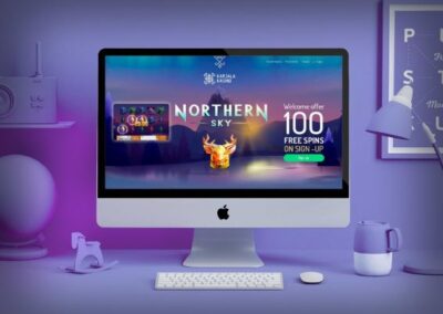 Visual design Promotion Landing page