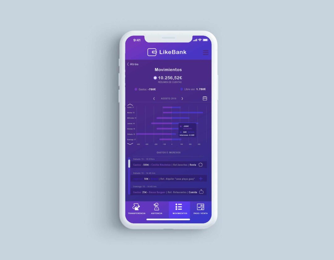 Banking App design
